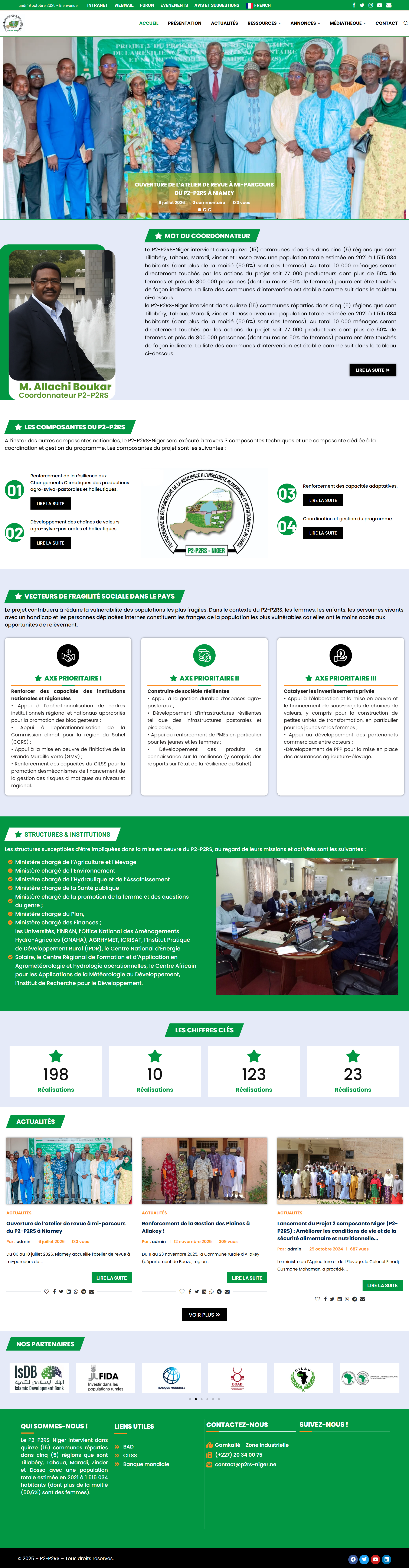 Aperçu : Projet 2 du Programme de renforcement de la résilience à l'insécurité alimentaire et nutritionnelle au Sahel