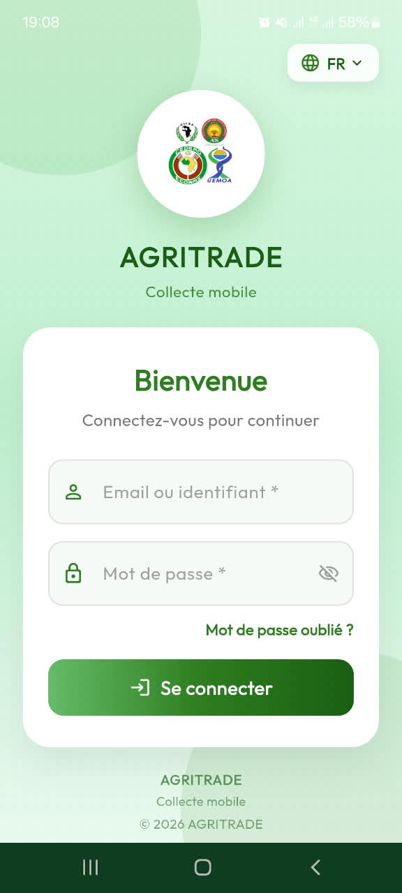 Aperçu : Application mobile